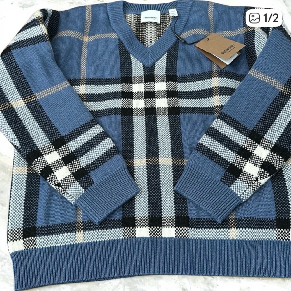 Burberry kids sweater size 12 NWT